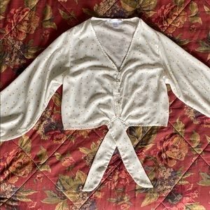 Polk a dot crop top